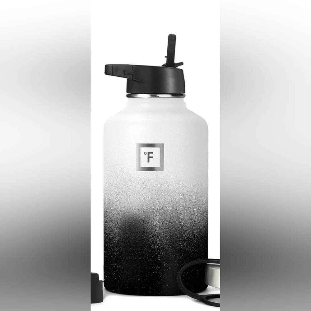 IRON °FLASK Camping & Hiking Hydration Flask Stainless Steel, Double Walled 64oz